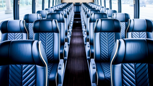 54 passenger charter bus inside janesville