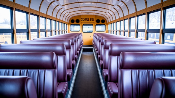 school bus rental interior manitowoc